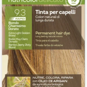 Biokap Nutricolor Delicato Rapid 9.3 Rubio Muy Claro Dorado · Biokap · 135 ml