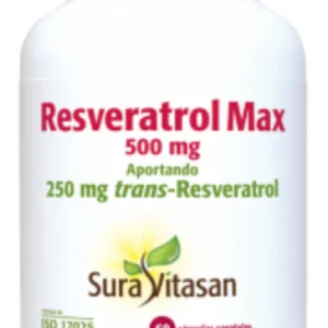 Resveratrol Max 500 mg · Sura Vitasan · 60 cápsulas