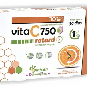 Vitamina C 750 Retard · Pinisan · 30 cápsulas