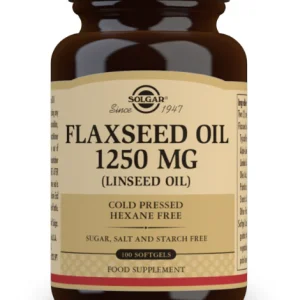 Aceite de Linaza 1.250 mg · Solgar · 100 perlas