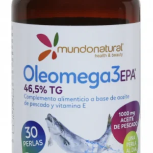 Oleomega 3 1.000 mg EPA TG · Mundo Natural · 30 perlas