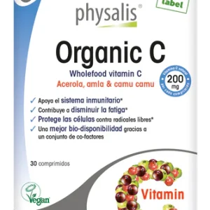 Organic C · Physalis · 30 comprimidos