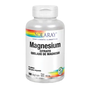 Magnesio · Solaray · 180 cápsulas