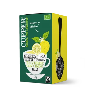 Te Verde con Limón BIO · Cupper · 20 filtros