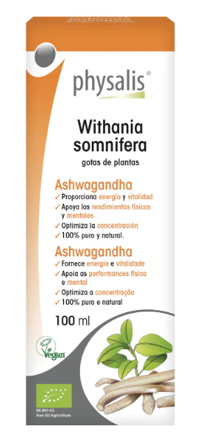 Tintura de Ashwagandha · Physalis · 100 ml