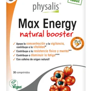Max Energy · Physalis · 30 comprimidos
