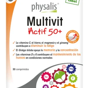 Multivit Actif 50+ · Physalis · 30 comprimidos