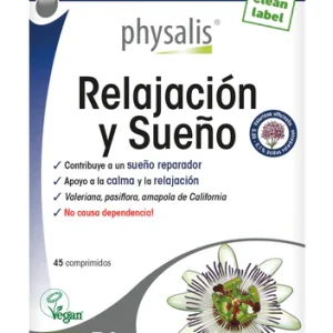 Relajación y Sueño · Physalis · 45 comprimidos