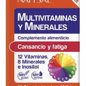 Multivitaminas y Minerales · Natysal · 30 perlas