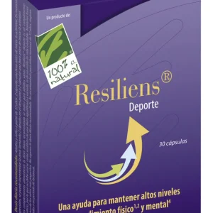 Resiliens Deporte · 100% Natural · 30 cápsulas