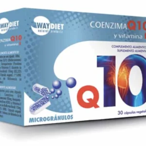 Coenzima Q10 + Vitamina E · Waydiet · 30 cápsulas