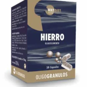 Hierro Oligogránulos · Waydiet · 50 cápsulas