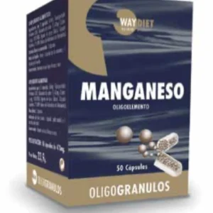 Manganeso Oligogránulos · Waydiet · 50 cápsulas