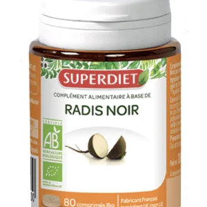 Rábano Negro BIO · Superdiet · 80 comprimidos