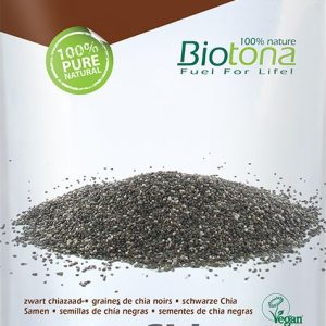 Semillas de Chia Negra · Biotona · 400 gramos