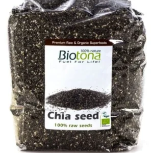 Semillas de Chia Negra · Biotona · 1.000 gramos