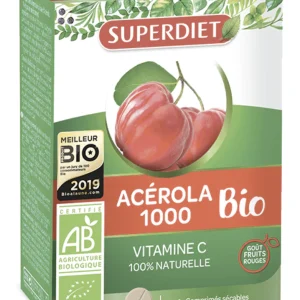 Acerola 1000 - Vitamina C · Superdiet · 24 comprimidos