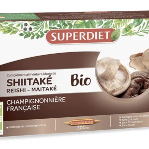 Shiitake + Maitake + Reishi BIO · Superdiet · 20 ampollas