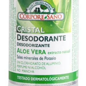 Desodorante Mineral Cristal con Aloe Vera · Corpore Sano · 60 ml