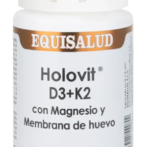 Holovit D3+K2 con Magnesio y Membrana de Huevo · Equisalud · 50 cápsulas