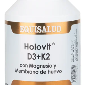 Holovit D3+K2 con Magnesio y Membrana de Huevo · Equisalud · 180 cápsulas