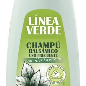 Champú Balsámico Uso Frecuente con Hierbabuena · Línea Verde · 400 ml