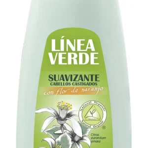 Suavizante Cabellos Castigados con Flor de Naranjo · Linea Verde · 350 ml