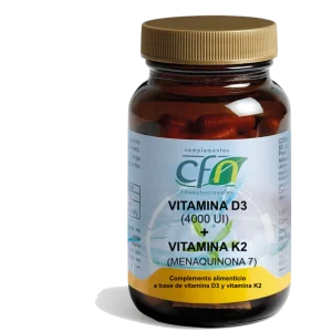 Vitamina D3 + Vitamina K2 · CFN · 60 cápsulas