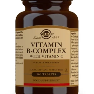 Vitamina B-Complex con Vitamina C · Solgar · 100 comprimidos
