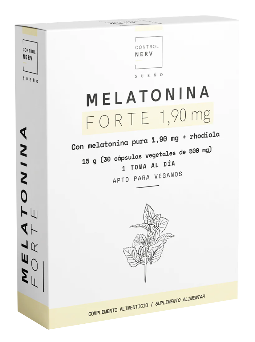 Melatonina Forte 1,90 mg · Herbora · 30 cápsulas