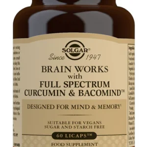 Brain Works · Solgar · 60 cápsulas