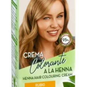 Crema Colorante a la Henna Rubio · Corpore Sano · 80 ml