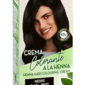 Crema Colorante a la Henna Negro · Corpore Sano · 80 ml