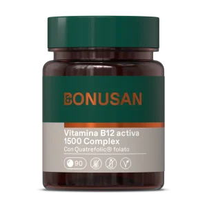 Vitamina B12 activa 1500 Complex · Bonusan · 90 comprimidos