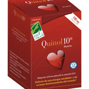 Quinol 10 - 100 mg · 100% Natural · 90 perlas