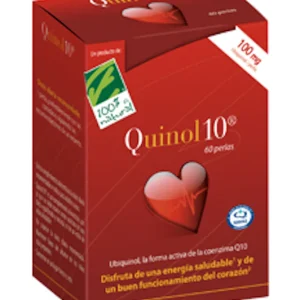 Quinol 10 - 100 mg · 100% Natural · 60 perlas