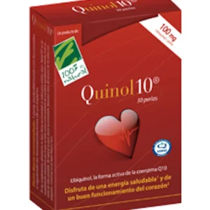 Quinol 10 - 100 mg · 100% Natural · 30 perlas