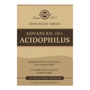 40 Plus Acidophilus Avanzado · Solgar · 120 cápsulas
