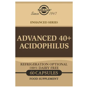 40 Plus Acidophilus Avanzado · Solgar · 60 cápsulas