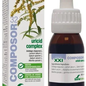 Composor 32 - Uricid Complex XXI · Soria Natural · 50 ml