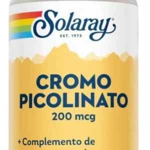Picolinato de Cromo · Solaray · 50 comprimidos