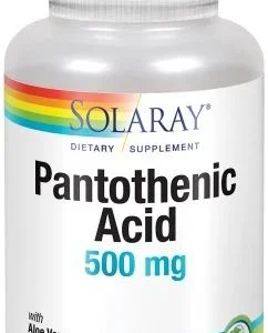Ácido Pantoténico 500 mg · Solaray · 100 cápsulas