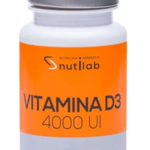 Vitamina D3 4.000 UI · Nutilab · 60 perlas