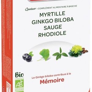 Cuarteto Ginkgo Memoria BIO · Superdiet · 20 ampollas