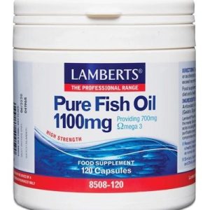Aceite de Pescado Puro 1.100 mg · Lamberts · 120 perlas