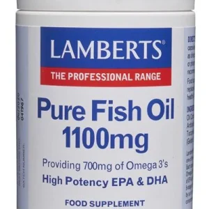 Aceite de Pescado Puro 1.100 mg · Lamberts · 60 perlas