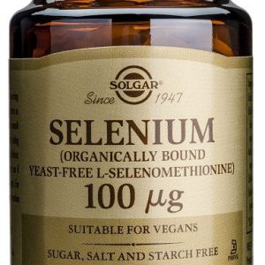Selenio 100 mcg (Sin Levadura) · Solgar · 100 comprimidos