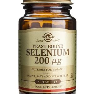 Selenio en Levadura 200 mcg · Solgar · 50 comprimidos