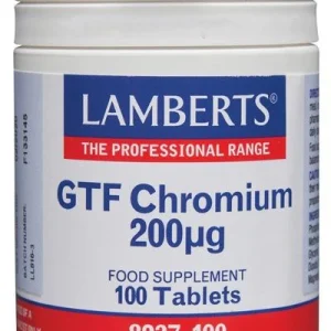 Cromo GTF · Lamberts · 100 comprimidos