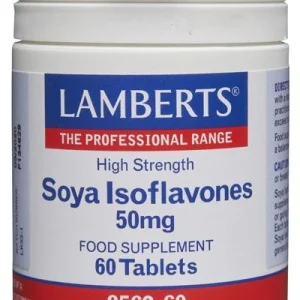 Isoflavonas de Soja 50 mg · Lamberts · 60 comprimidos